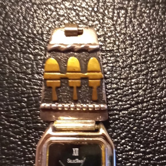 Sterling Silver Native American Made Watch - Picture 2 of 5